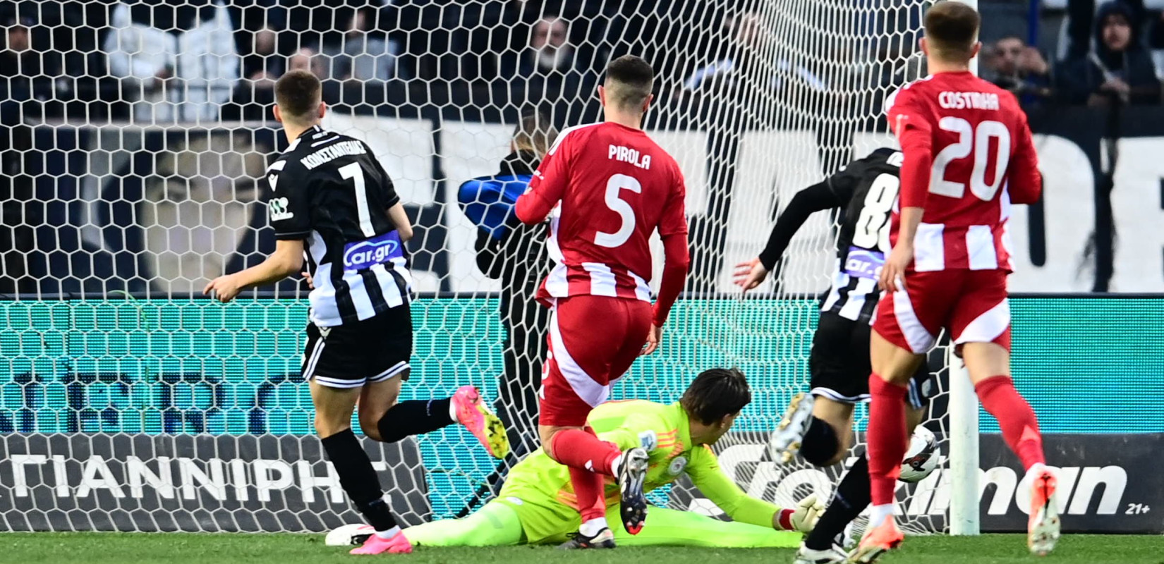 Ο ΠΑΟΚ έσπασε ρεκόρ ταχύτητας κόντρα στον Ολυμπιακό - Το 100ό γκολ ο Κωνσταντέλιας