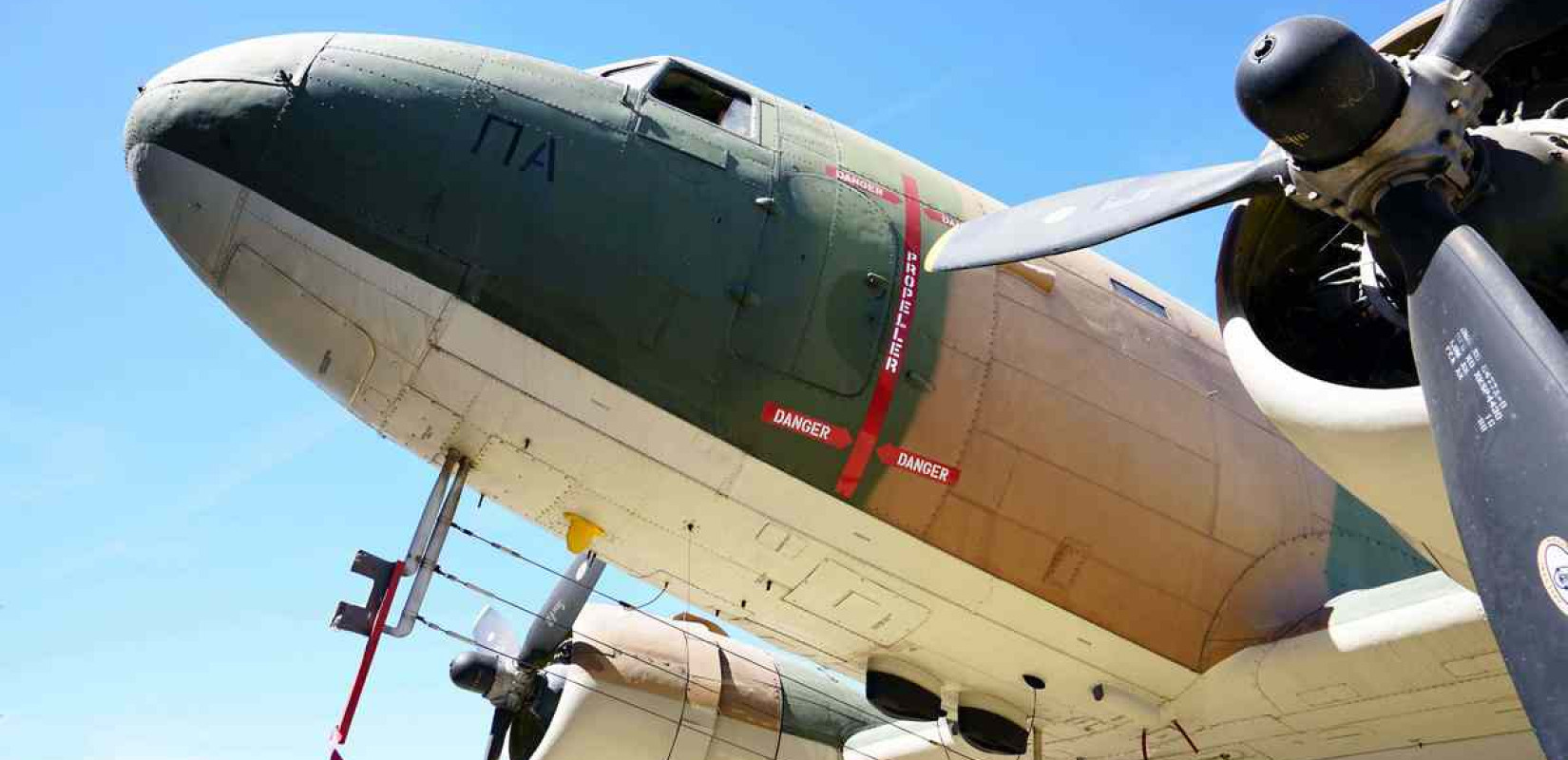 Θεσσαλονίκη: Σε ένα χρόνο αναχωρεί από τη Θεσσαλονίκη η θρυλική C-47A Dakota «Ποσειδώνας» της ΠΑ για πλήρη ανακατασκευή