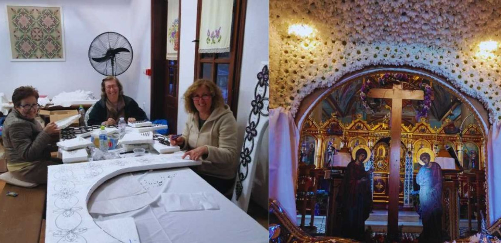 Ουρανούπολη: Ο Επιτάφιος με τις χιλιάδες πέρλες που αποτελεί έργο τέχνης (βίντεο)