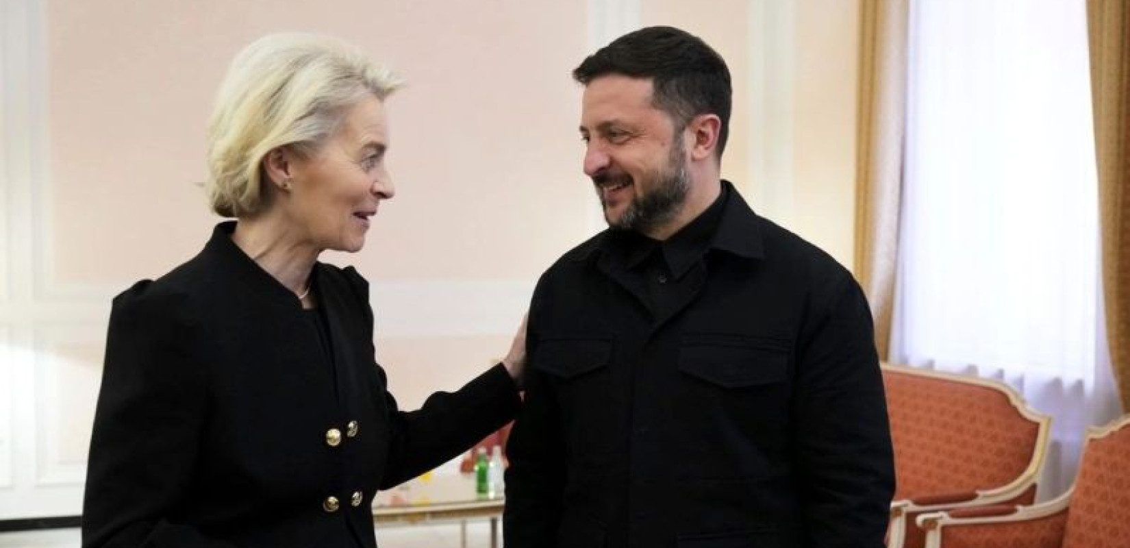 Ούρσουλα φον ντερ Λάιεν σε Ζελένσκι: Μπορείτε να υπολογίζετε στην υποστήριξή μας για δίκαιη και μόνιμη ειρήνη (βίντεο)