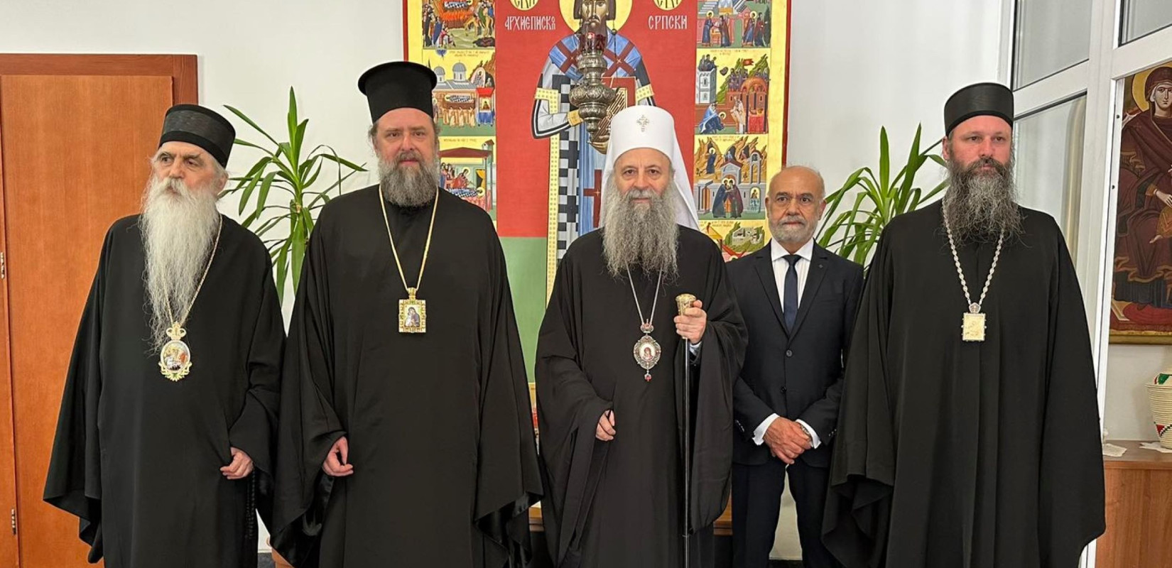 Συνάντηση Μητροπολίτη Θεσσαλονίκης με Πατριάρχη Σερβίας