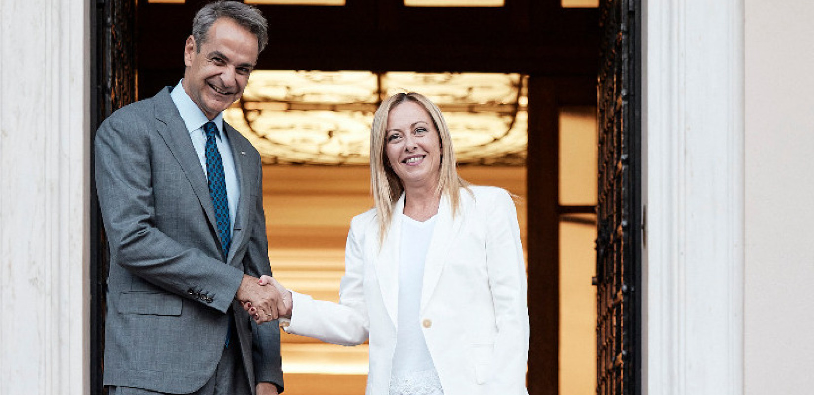 Ιταλία: Σε εξέλιξη βρίσκεται η συνάντηση του Κυρ. Μητσοτάκη με την Τζ. Μελόνι