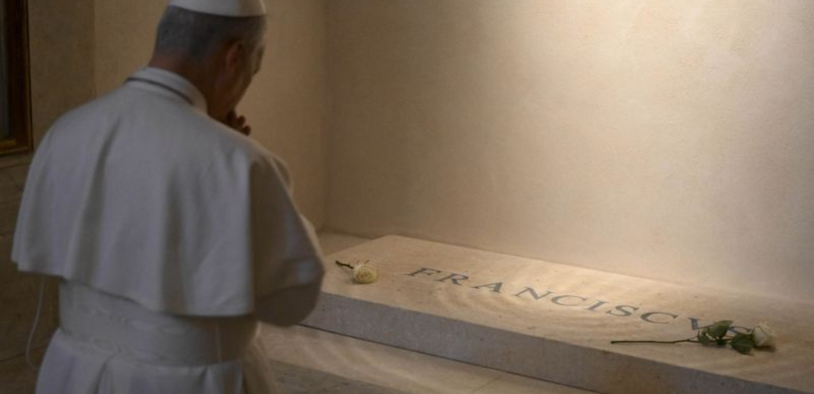 Ιταλία: Ο πάπας Λέων ο ΙΔ' άφησε ένα τριαντάφυλλο στον τάφο του Φραγκίσκου