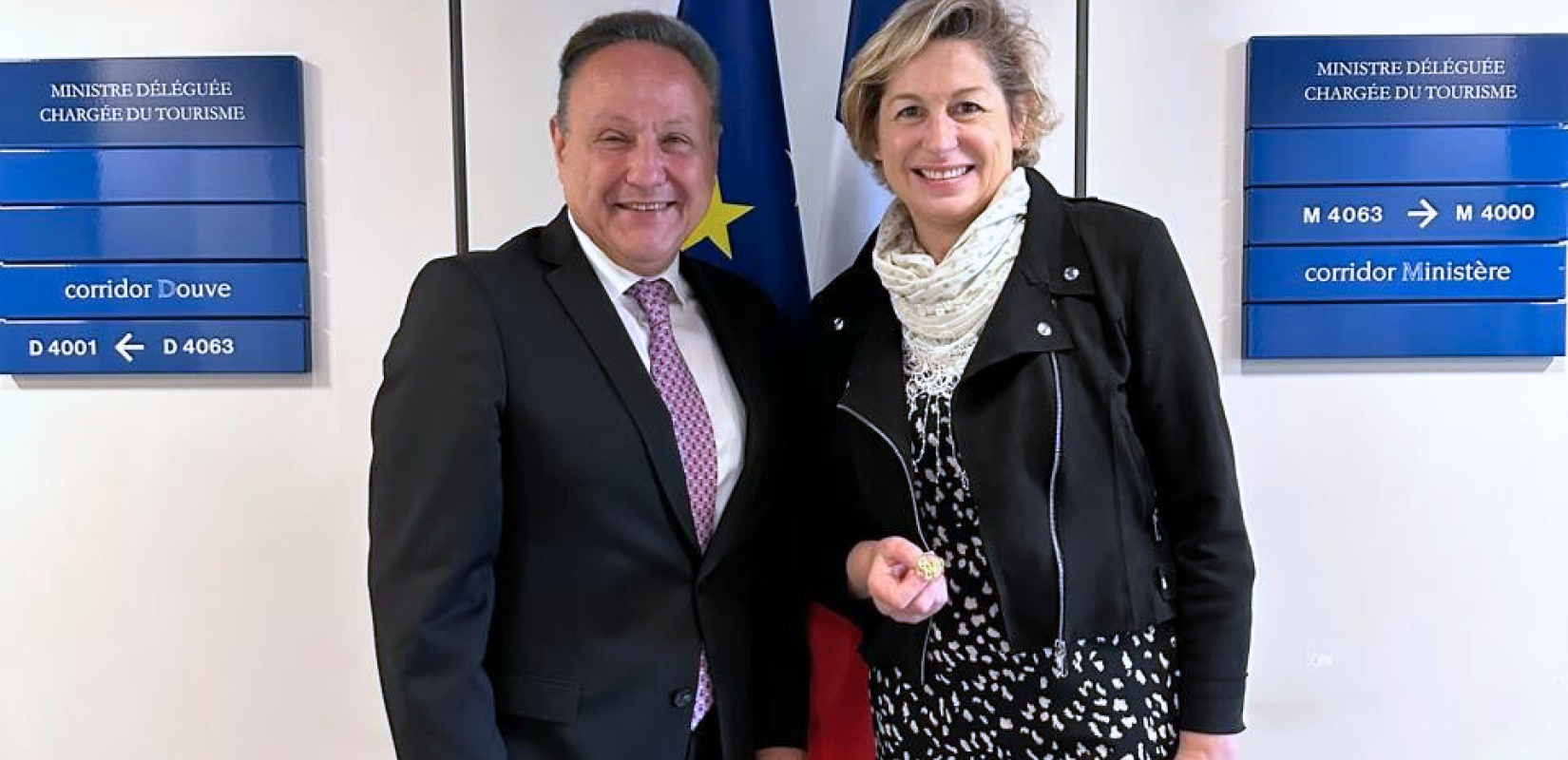 Παρίσι: Συνάντηση Στέλιου Αγγελούδη με την Υφυπουργό Τουρισμού της Γαλλίας