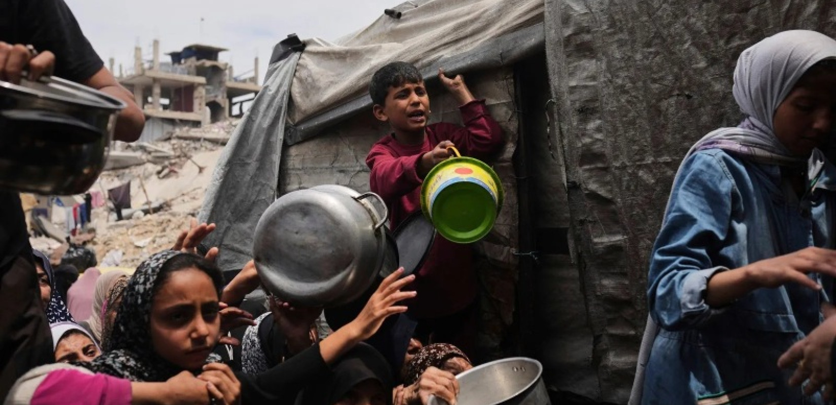 Ανθρωπιστική κρίση στη Γάζα (AP Photo/Jehad Alshrafi)