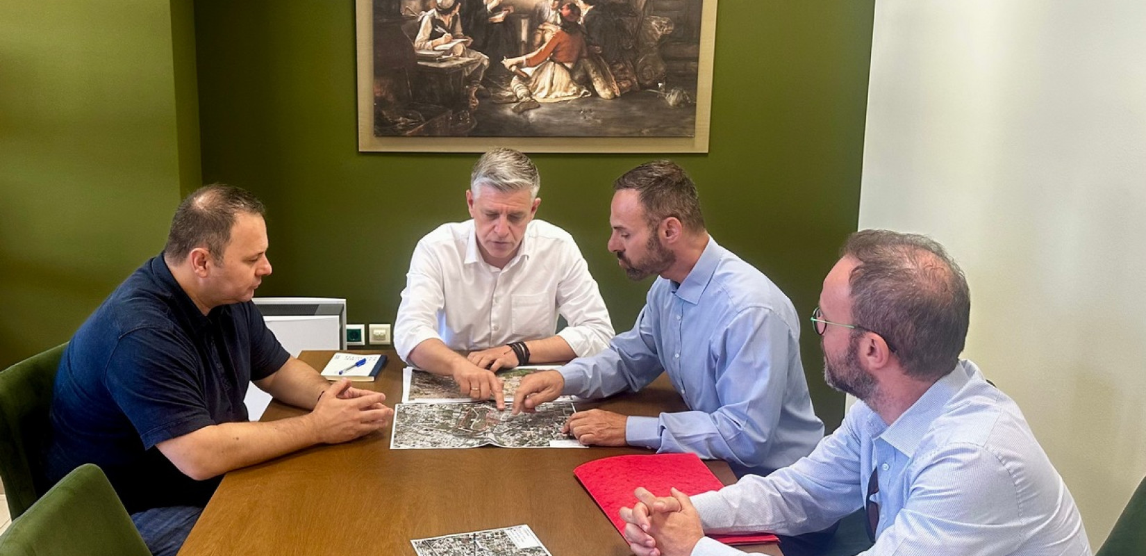 Θεσσαλονίκη: Το Κέντρο Logistics στο «Γκόνου» και η ανάπλαση της ΔΕΘ στο επίκεντρο συνάντησης του Κ. Γιουτίκα με στελέχη του Υπερταμείου