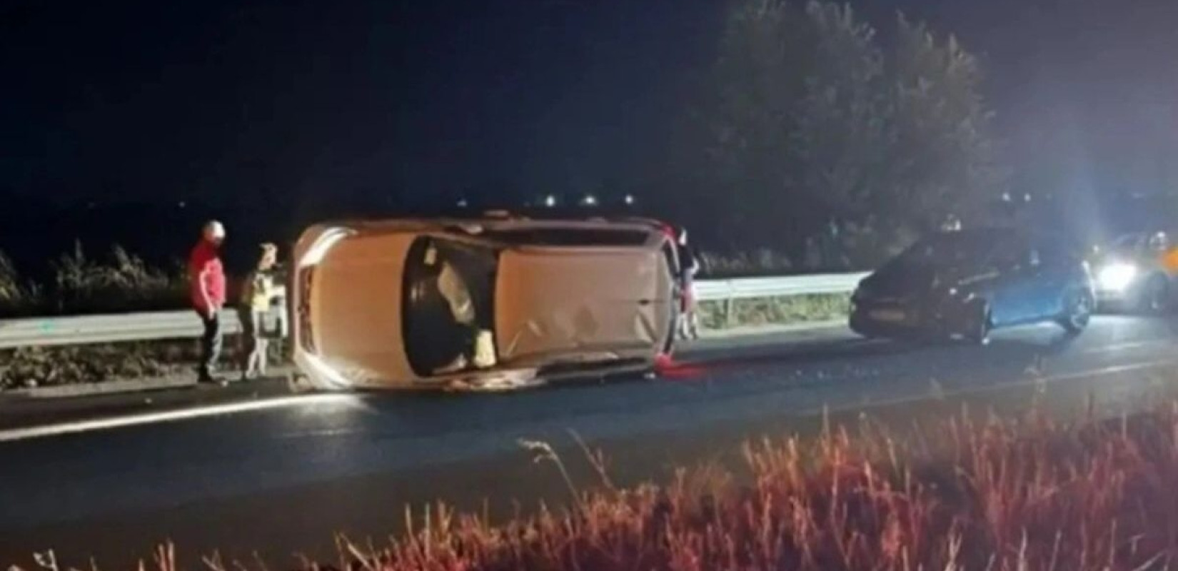 Σοκαριστικό τροχαίο στην Εγνατία Οδό με ένα νεκρό και έξι τραυματίες - Μηχανή συγκρούστηκε με αυτοκίνητα (βίντεο)