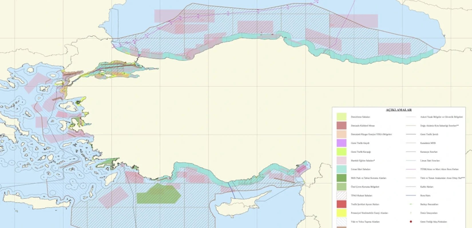 Η Τουρκία «παίρνει το μισό Αιγαίο» με τον χάρτη που έδωσε στην UNESCO για τον νέο θαλάσσιο χωροταξικό σχεδιασμό