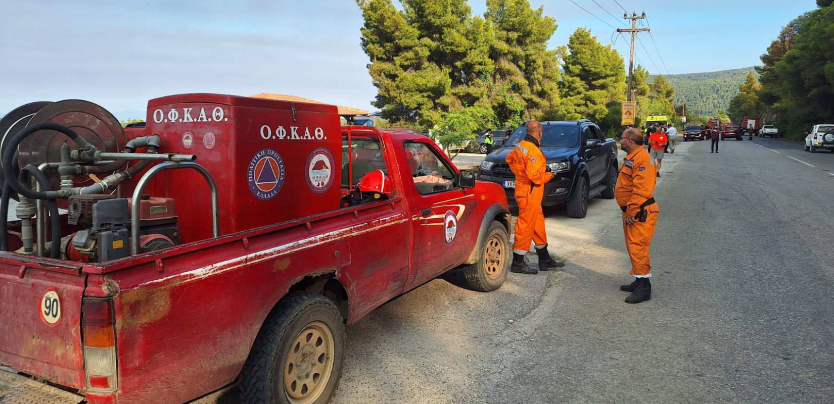 Χαλκιδική: Χωρίς ενεργό μέτωπο η φωτιά στη Βουρβουρού - Παραμένουν σε επιφυλακή οι πυροσβεστικές δυνάμεις