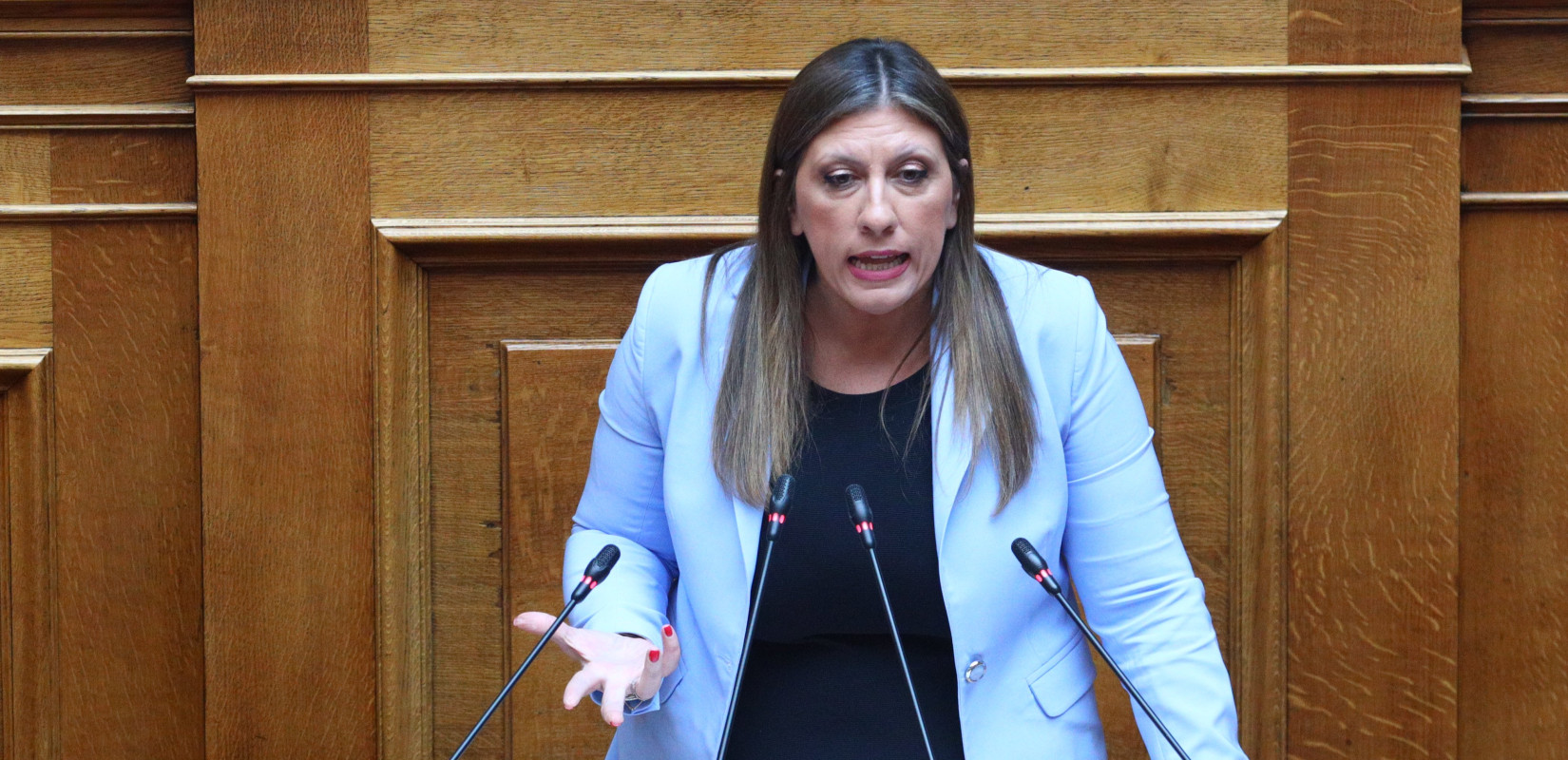 Βουλή - Ζ. Κωνσταντοπούλου: «Oι πολίτες της χώρας δεν θέλουν να κυβερνούν μαφιόζοι που αλληλοεκβιάζονται και αλληλοεξουδετερώνονται»