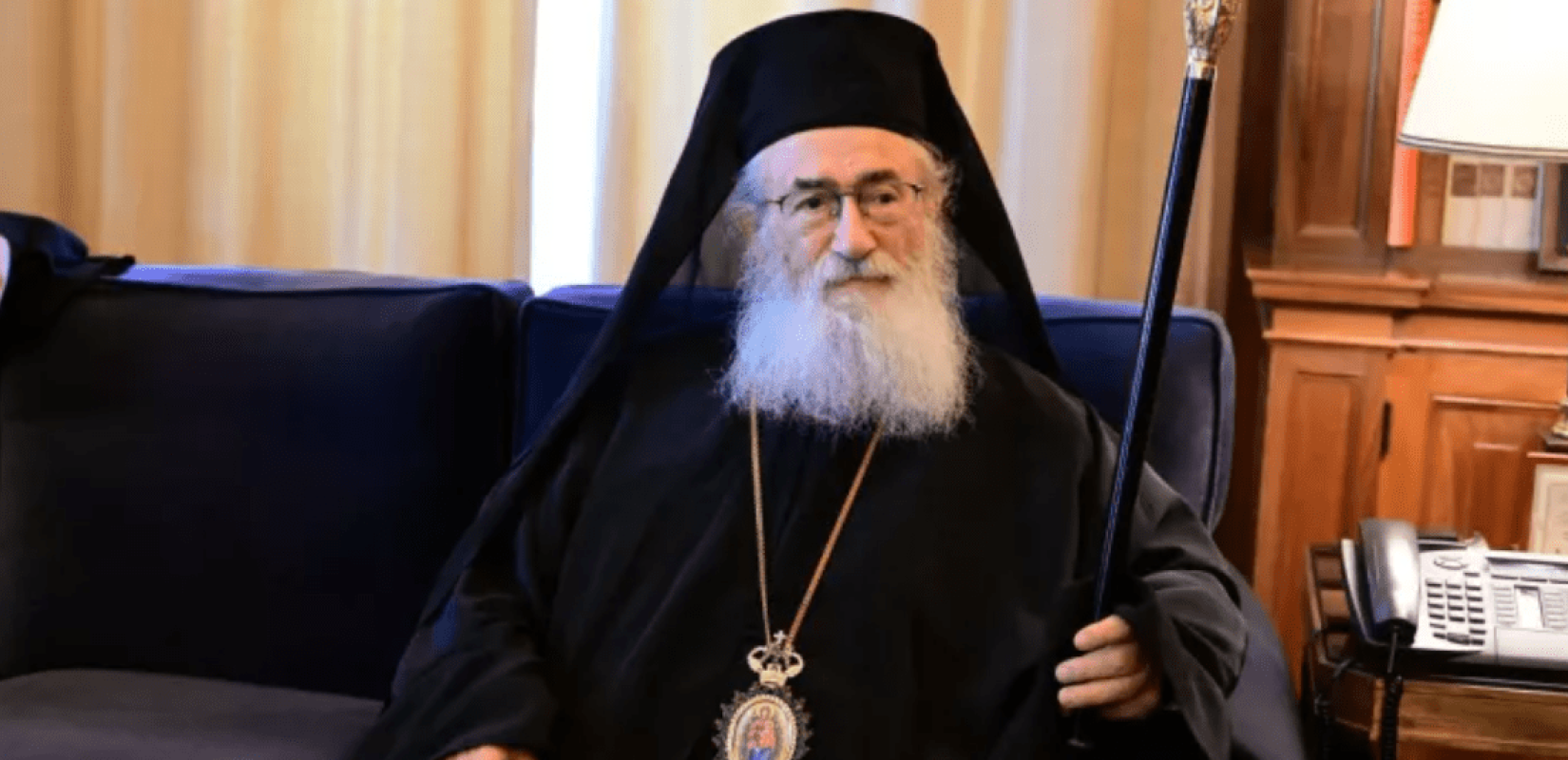 Παραιτείται την Παρασκευή ο Αρχιεπίσκοπος Δαμιανός από ηγούμενος της Μονής Σινά