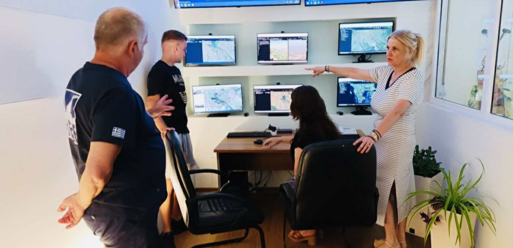 Δήμος Ωραιοκάστρου: Ο πρόεδρος της Επιτροπής Πολιτικής Προστασίας της ΚΕΔΕ ενημερώθηκε για το σύστημα δασοπροστασίας