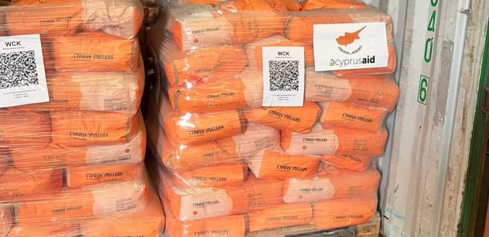 Η Κύπρος έστειλε 1.200 τόνους ανθρωπιστικής βοήθειας στη Γάζα