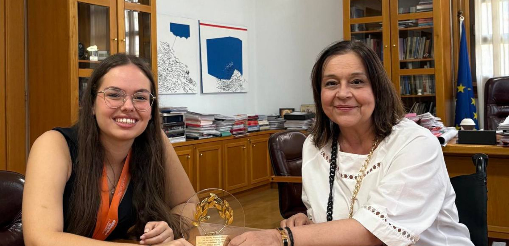 Στο Δημαρχείο Καλαμαριάς η Παγκόσμια Πρωταθλήτρια της Microsoft