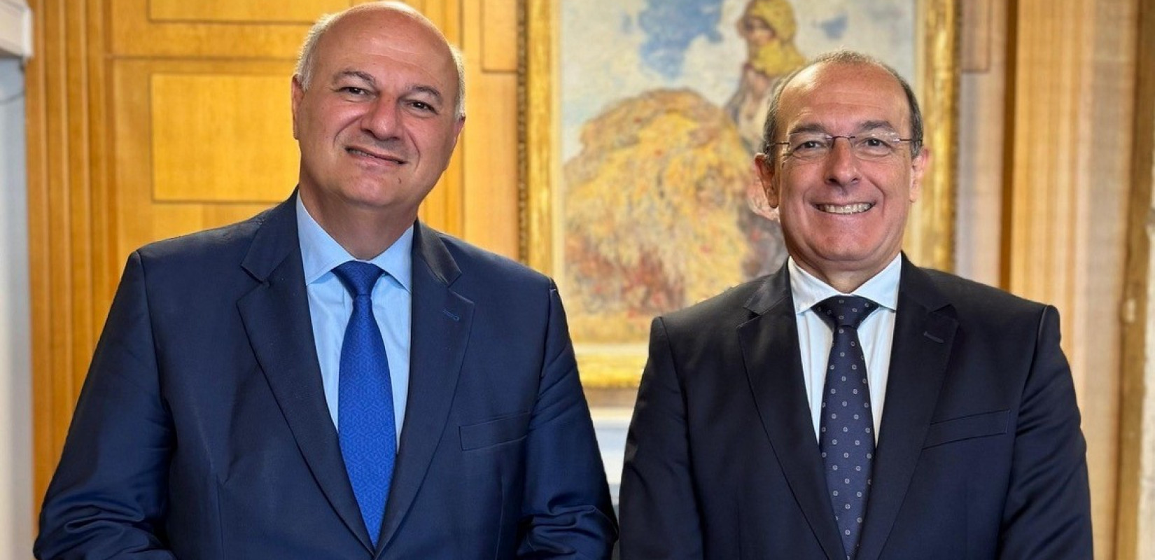 Ελλάδα-Ιταλία: Συνεργασία στον πρωτογενή τομέα συζήτησαν ο Κ. Τσιάρας με τον ιταλό Πρέσβη