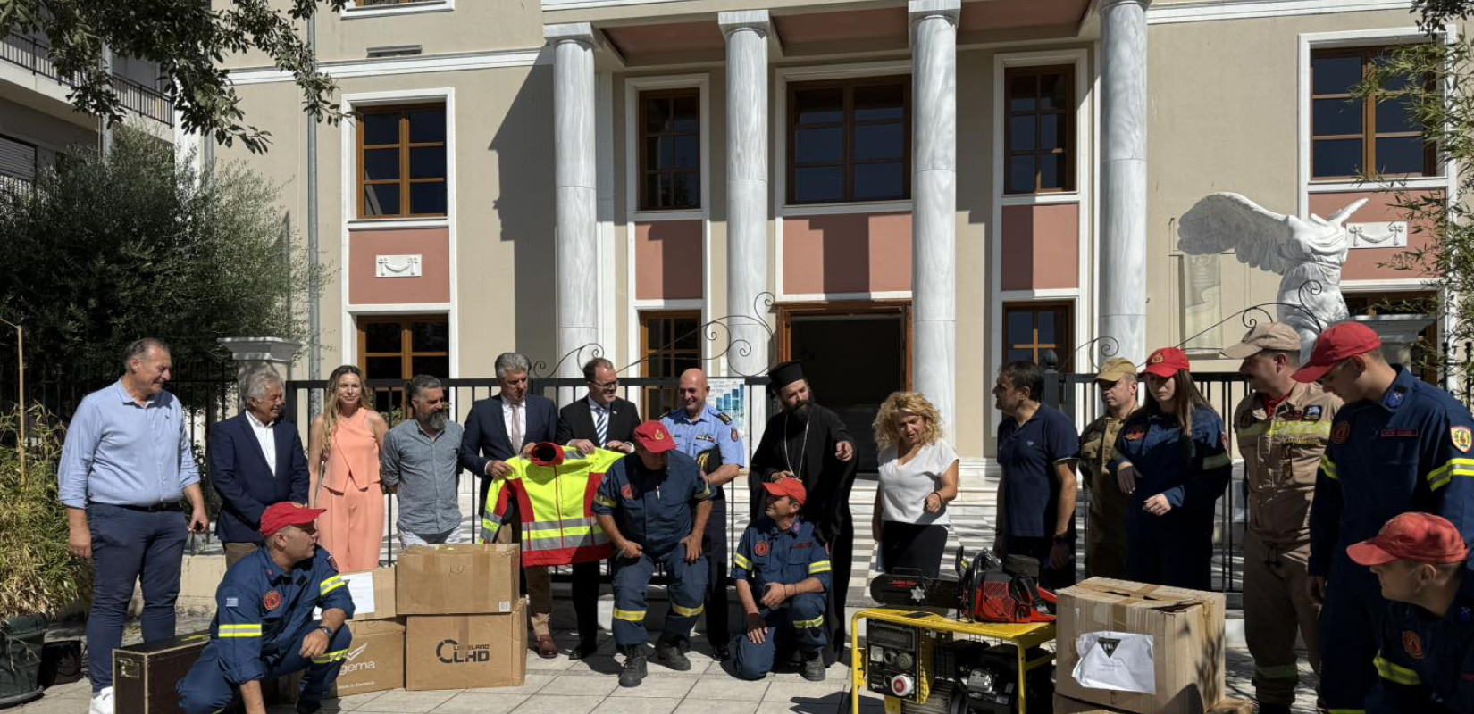 Προσφορά πυροσβεστικού εξοπλισμού από τη Βαυαρία στον Έβρο