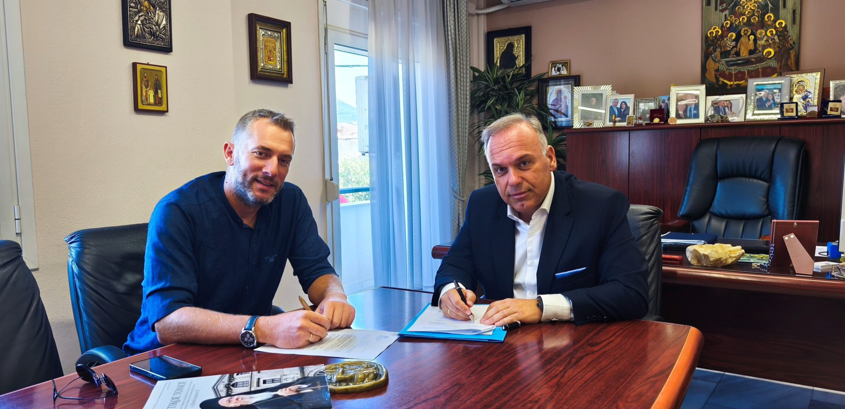 Θάσος: Υπογραφή η σύμβαση για την διαμόρφωση παραλιακής οδού στον οικισμό Σκάλας Ποταμιάς