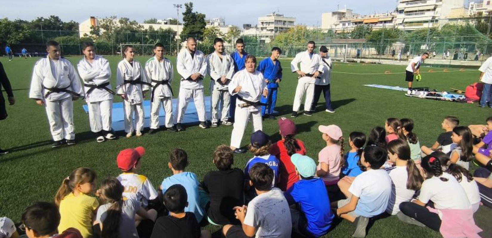 Γιορτή αθλητισμού στην Καλαμαριά: Ολυμπιονίκες δίπλα σε μαθητές για την Πανελλήνια και Πανευρωπαϊκή Ημέρα Σχολικού Αθλητισμού
