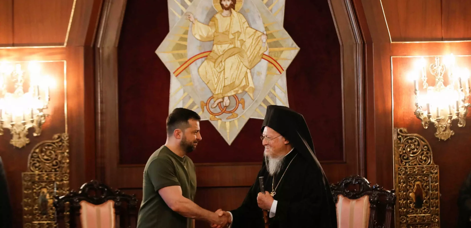 Συνάντηση Ζελένσκι - Βαρθολομαίου στο περιθώριο της Γενικής Συνέλευσης του ΟΗΕ