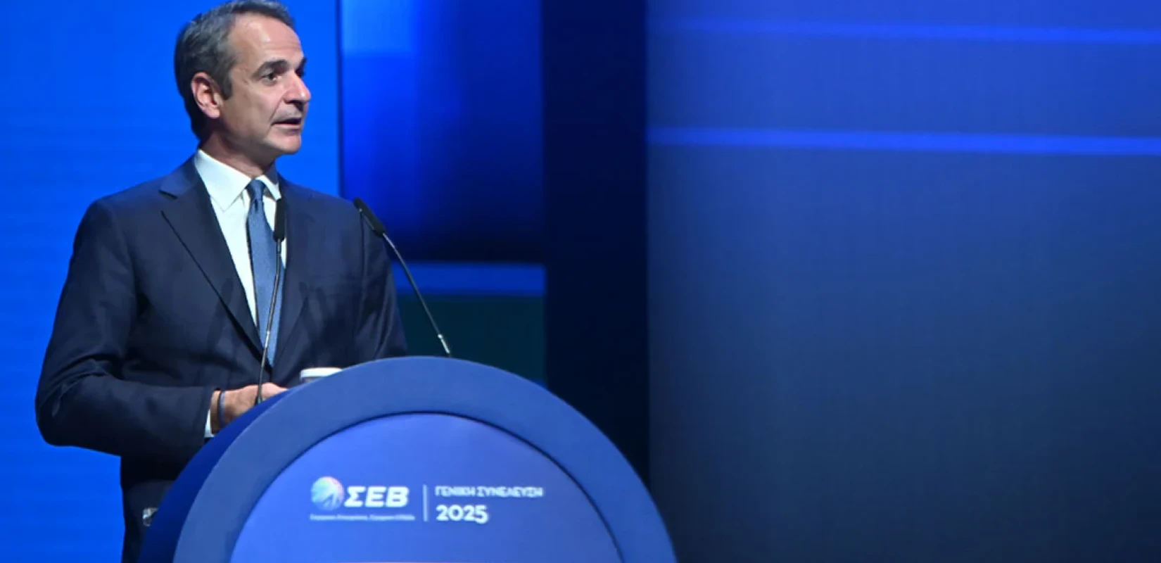K. Μητσοτάκης από ΣΕΒ: «Δεν υπάρχει οικονομική προοπτική χωρίς πολιτική σταθερότητα» (βίντεο)