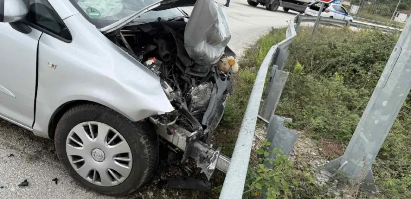 Ηγουμενίτσα: Τροχαίο με δύο τραυματίες - Συγκρούστηκαν πλαγιομετωπικά τα ΙΧ