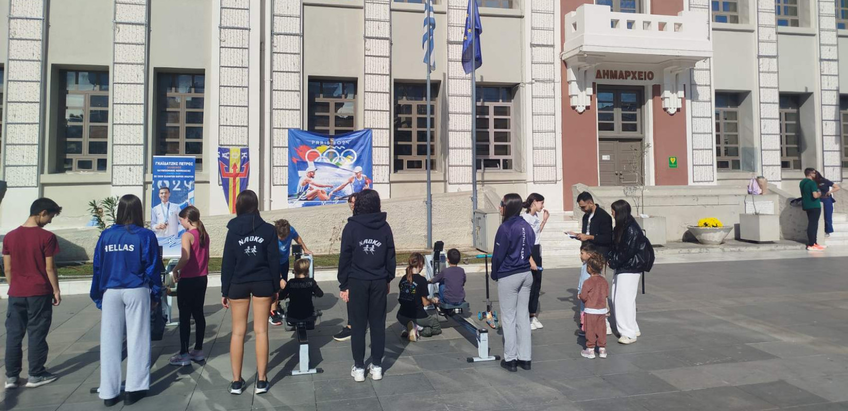 Καλαμαριά: Τα «κουπιά» έδεσαν στην πλατεία Προσφυγικού Ελληνισμού