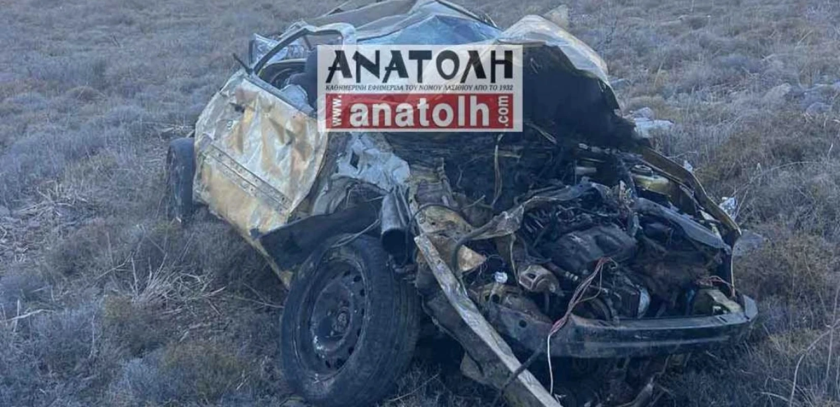 Κρήτη: Νεκρός οδηγός που έπεσε σε γκρεμό 300 μέτρων στο Λασίθι