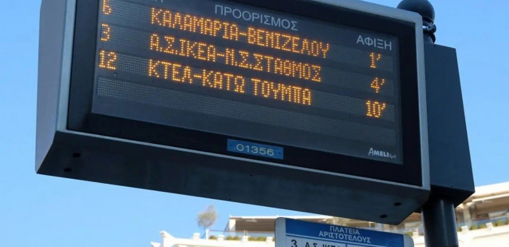 Θεσσαλονίκη: Προσωρινή διακοπή της τηλεματικής του ΟΑΣΘ σε 200 στάσεις