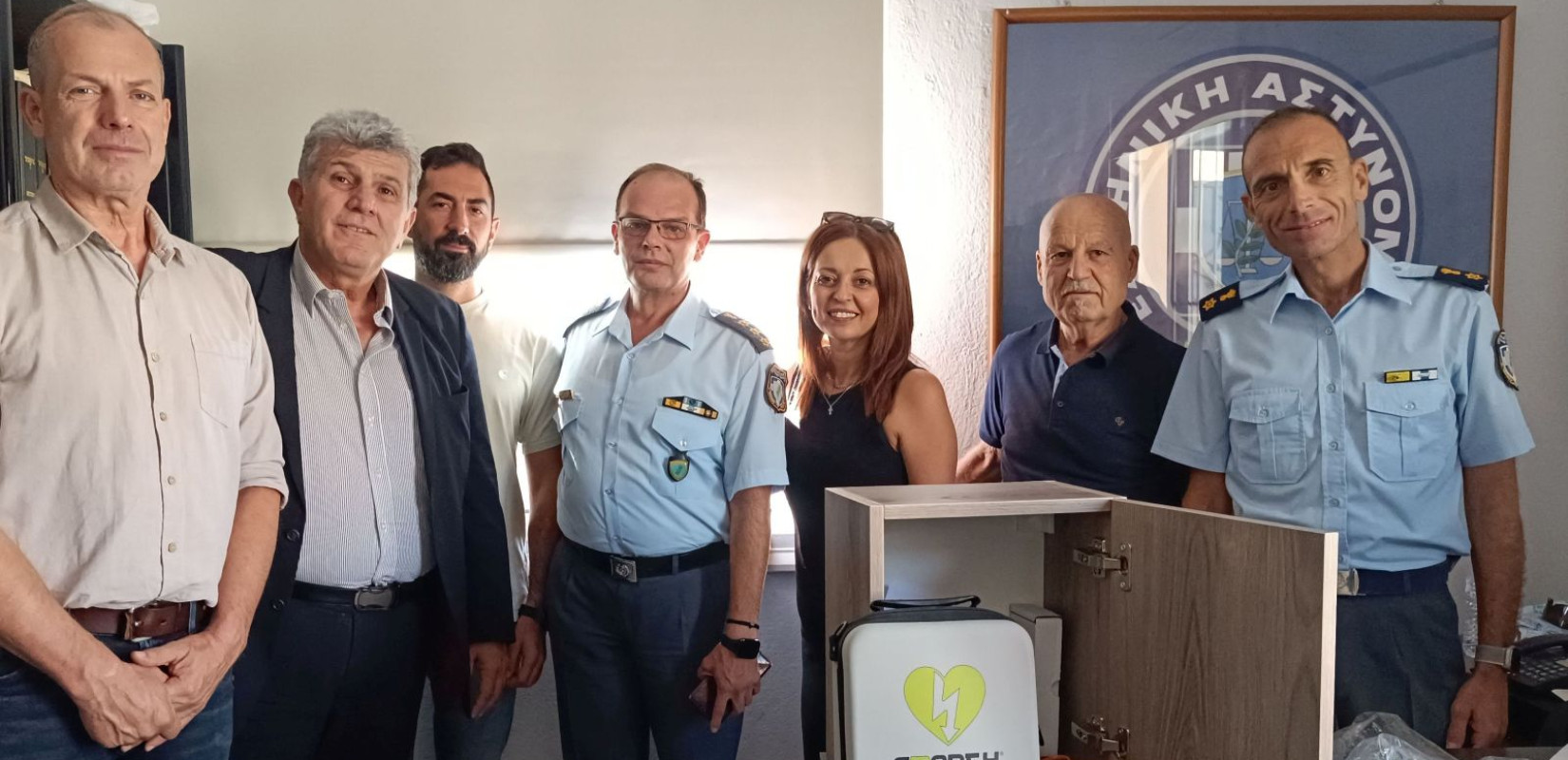 Δωρεά αυτόματου απινιδωτή στο ΑΤ Κορδελιού Ευόσμου – Στη διάθεση των δημοτών όλο το 24ωρο