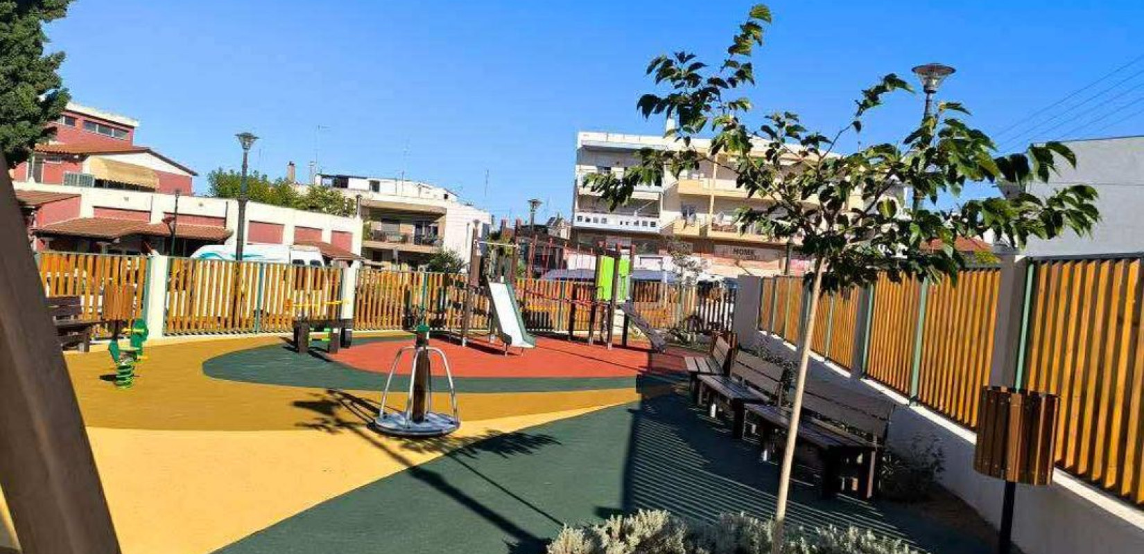 Έτοιμη η νέα παιδική χαρά στη Νέα Μηχανιώνα