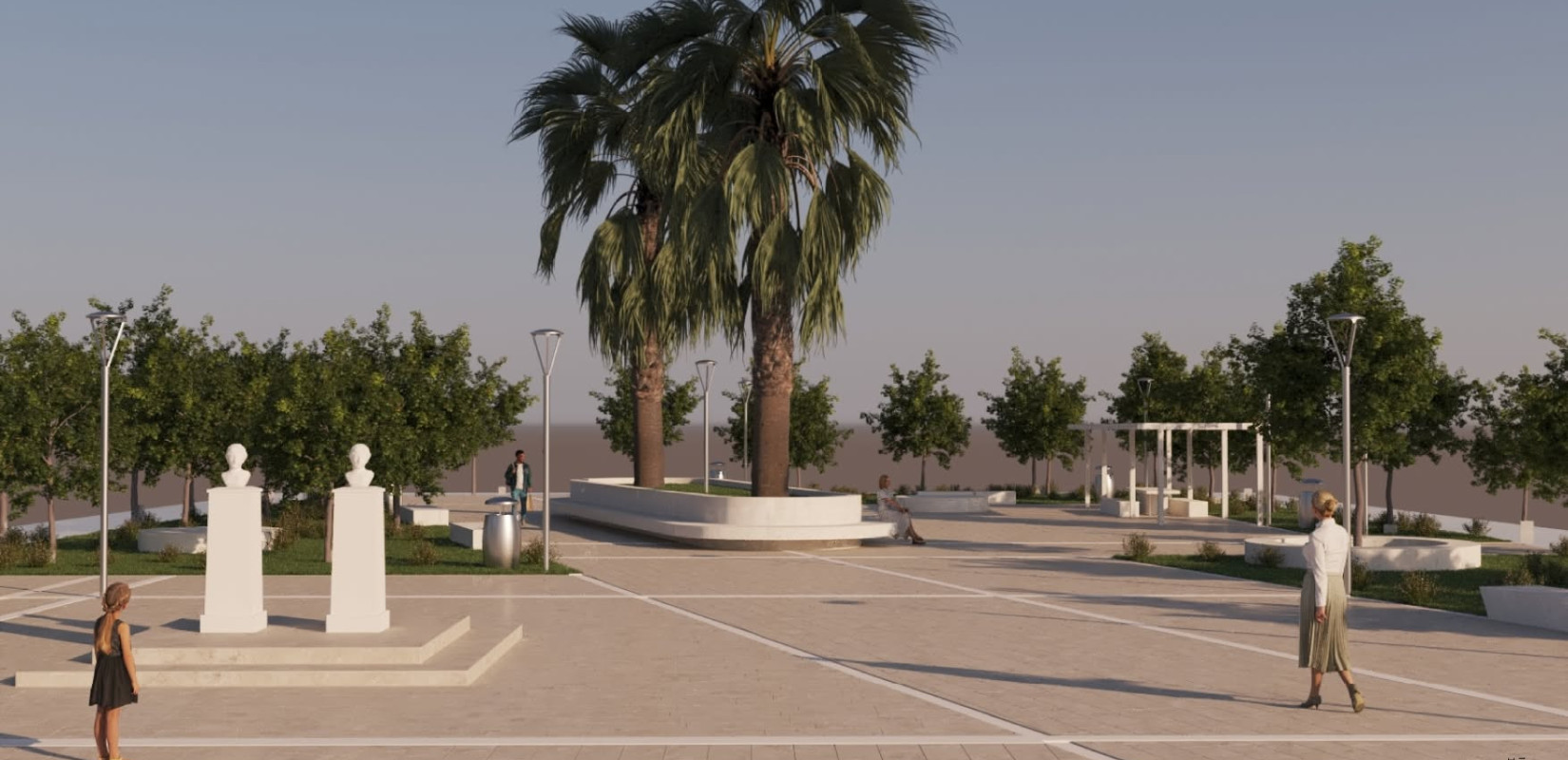 Χαλκιδική: Δείτε πώς θα είναι η κεντρική πλατεία Νέας Τρίγλιας μετά την ανάπλαση