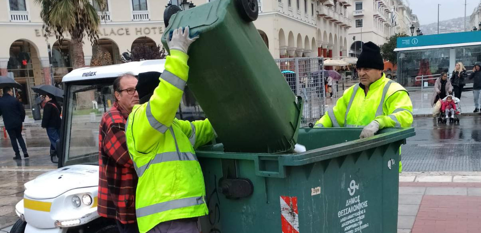 Θεσσαλονίκη: Ο Δήμος καθάρισε αμέσως μετά το Ρέμο την Αριστοτέλους