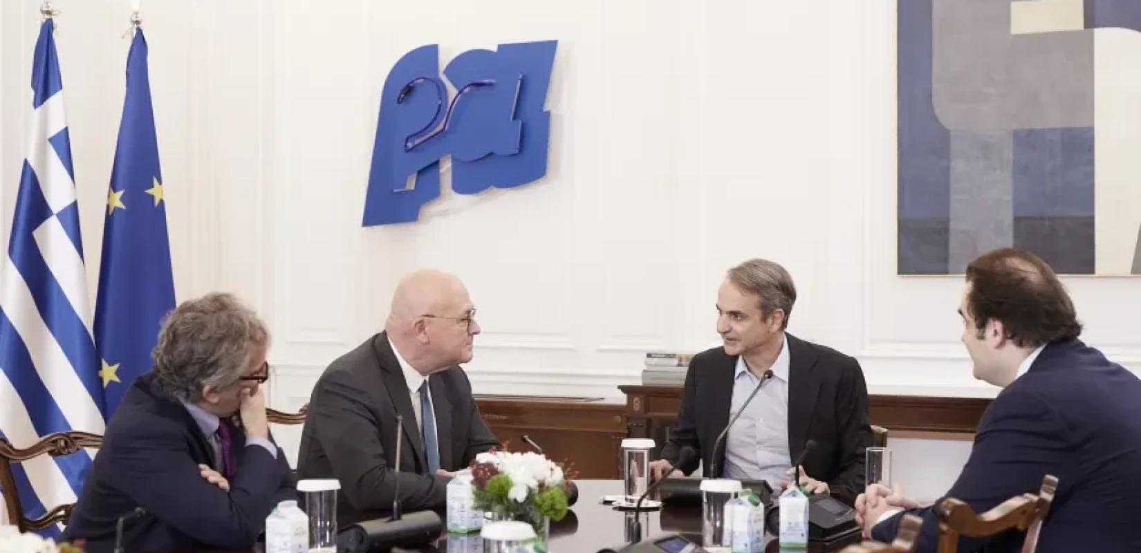 Συνάντηση Μητσοτάκη με τον Πρόεδρο και CEO της Euronext