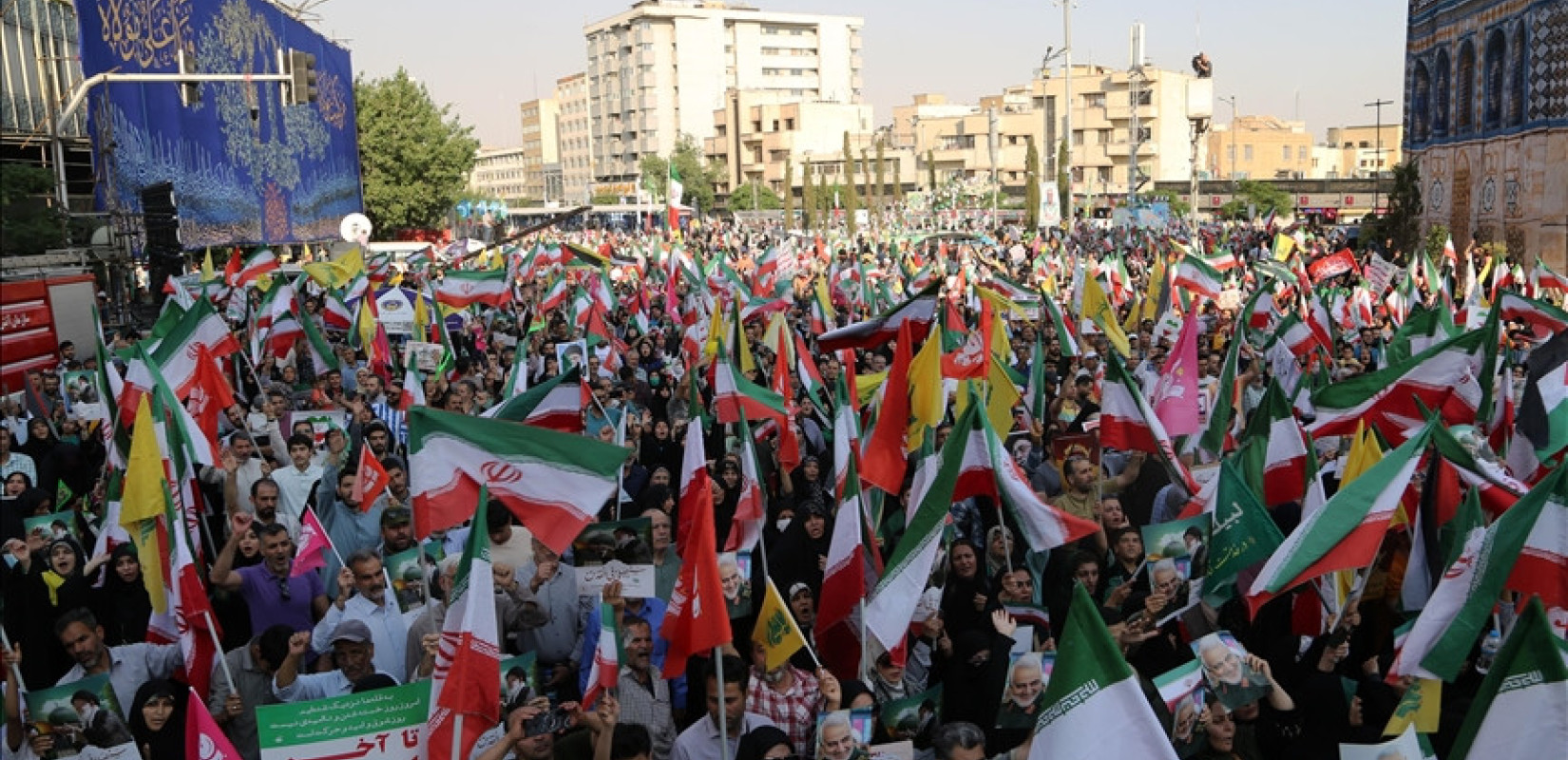 Φωτογραφία από τις διαδηλώσεις των προηγούμενων ημερών στο Ιράν