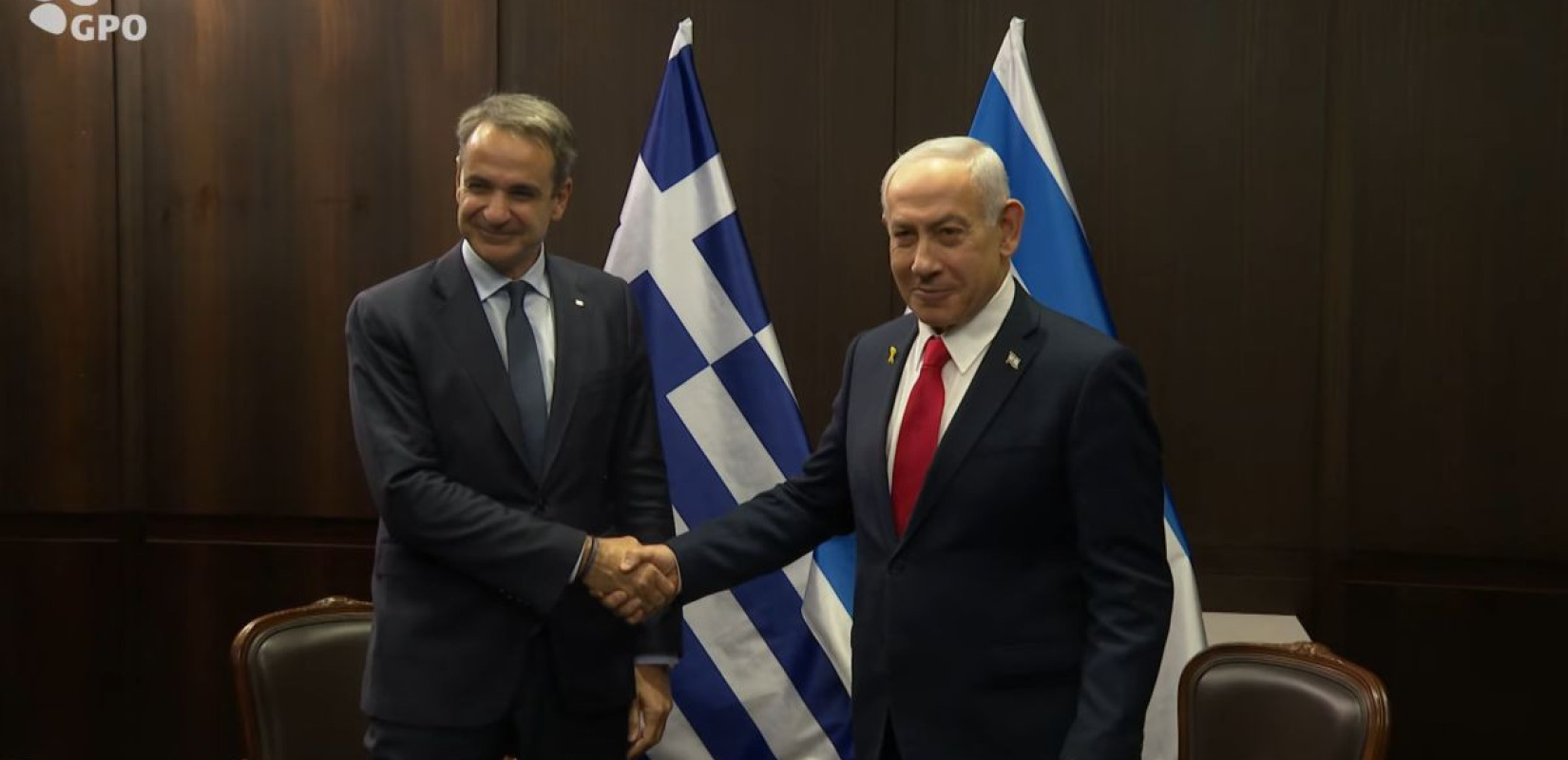 Συνάντηση Μητσοτάκη-Νετανιάχου στην Ιερουσαλήμ (βίντεο)