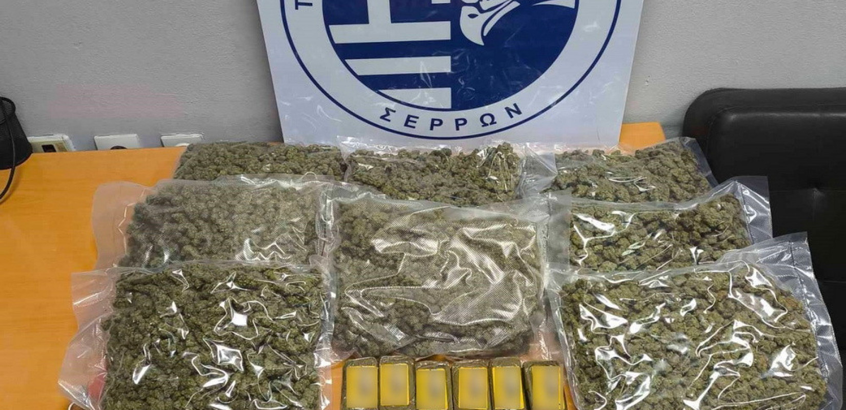 Θεσσαλονίκη: Πάνω από πέντε κιλά κάνναβης εντόπισαν αστυνομικοί με τη συνδρομή της Roxy