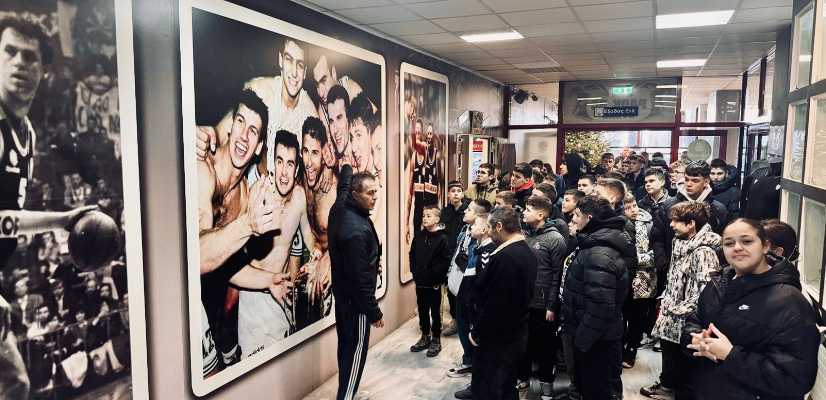 ΠΑΟΚ: Μπασκετική «γιορτή» με μικρά παιδιά από τη Σερβία στο «Παλατάκι»