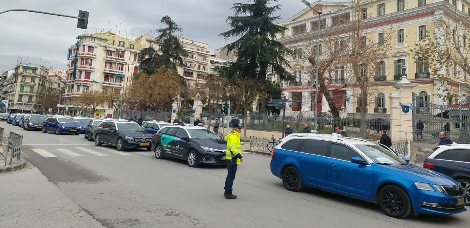 Θεσσαλονίκη: «Χειρόφρενο» από τα ταξί σήμερα και αύριο