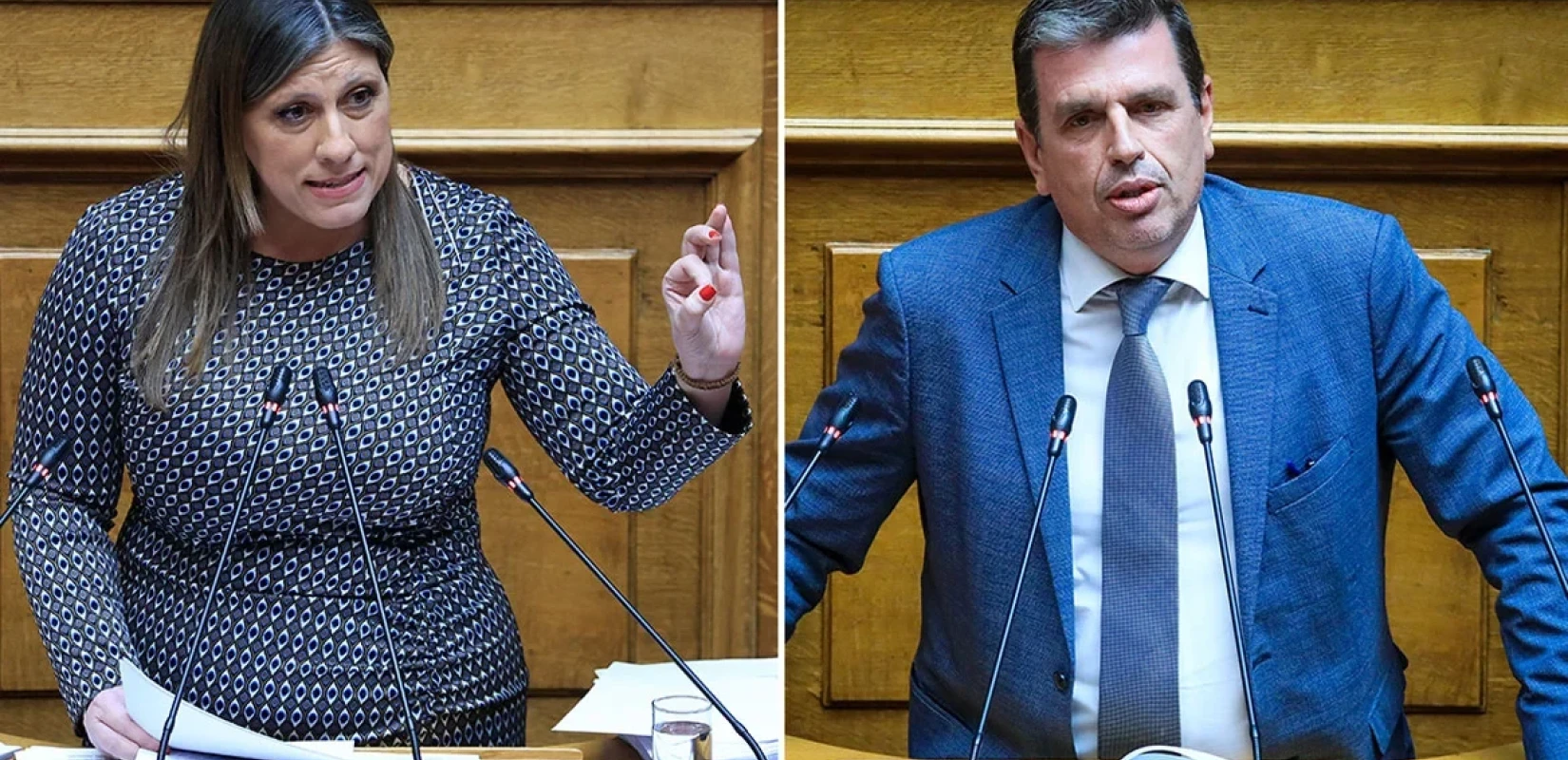 Σύγκρουση Κωνσταντοπούλου και Καιρίδη στη Βουλή - Βαρείς χαρακτηρισμοί