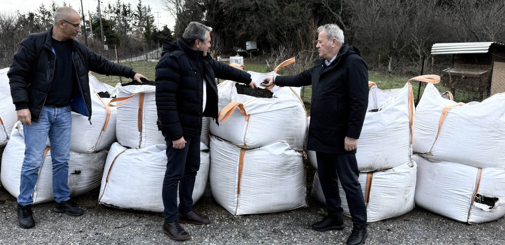 Δήμος Πολυγύρου: Δωρεάν διάθεση 7,5 τόνων κόμποστ από τον Καφέ Κάδο