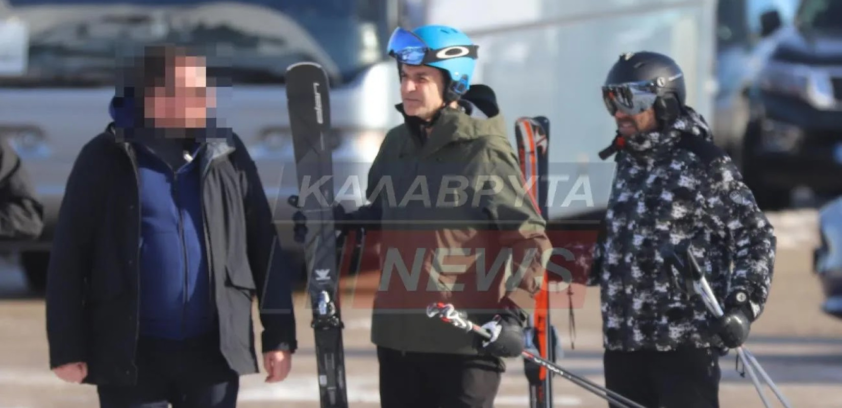 Κυρ. Μητσοτάκης: Πρωινή «απόδραση» στα Καλάβρυτα για σκι - Δείτε εικόνες