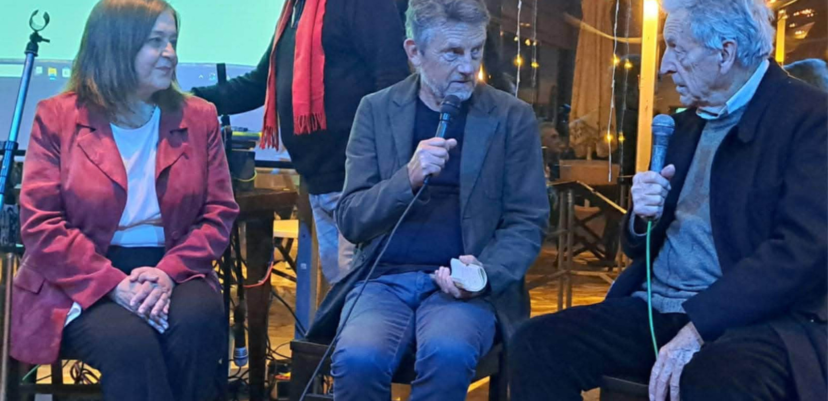 Ο Κώστας Γαβράς στην Καλαμαριά: "Ο Μίκης πρέπει να μείνει όπως είναι. Δεν θα είχα το κουράγιο να κάνω ταινία για εκείνον"