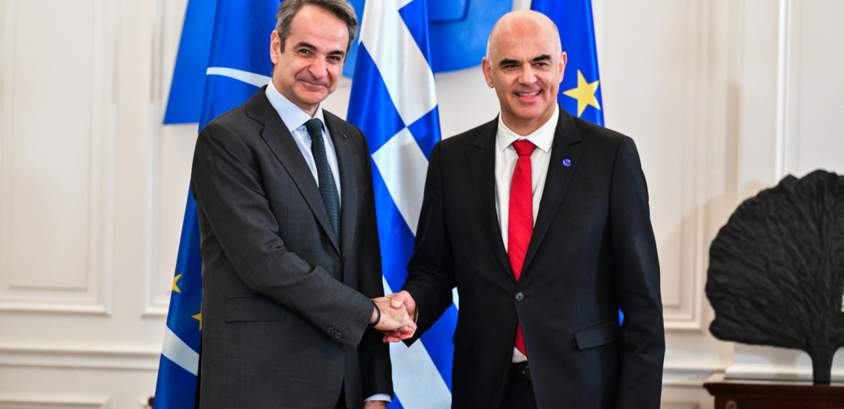 Συνάντηση Μητσοτάκη με τον. ΓΓ του Συμβουλίου της Ευρώπης: «Τα τελευταία χρόνια η Ελλάδα έχει αλλάξει σελίδα»