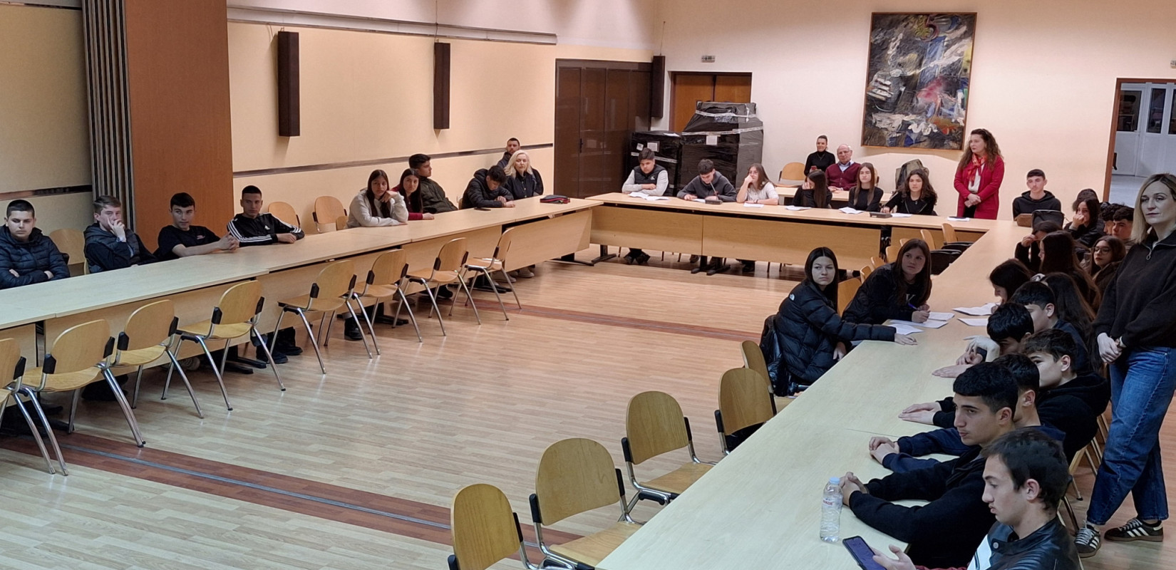 Πέλλα: Μαθητές Γυμνασίου πήραν συνέντευξη από τον Δήμαρχο και Αντιδημάρχους