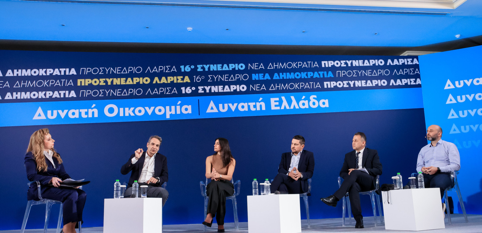 Μητσοτάκης από Λάρισα: Η καλή πορεία της οικονομίας μεταφράζεται σε στήριξη της κοινωνίας