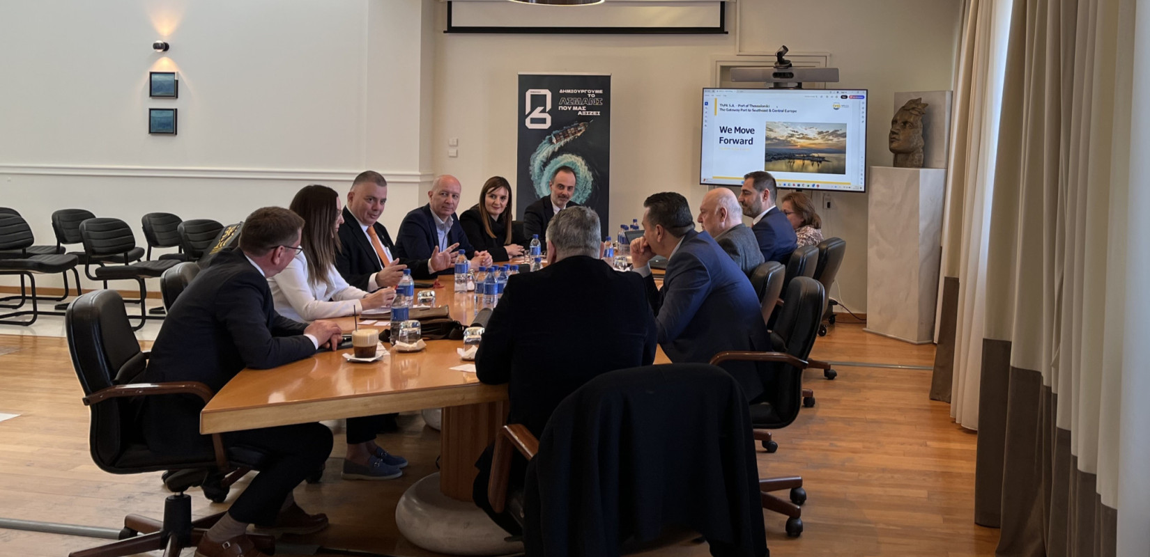 Λιμάνι Θεσσαλονίκης: Κοινή ρότα ανάπτυξης με τη Σερβία -Στο επίκεντρο η διασύνδεση των παραγωγικών κέντρων