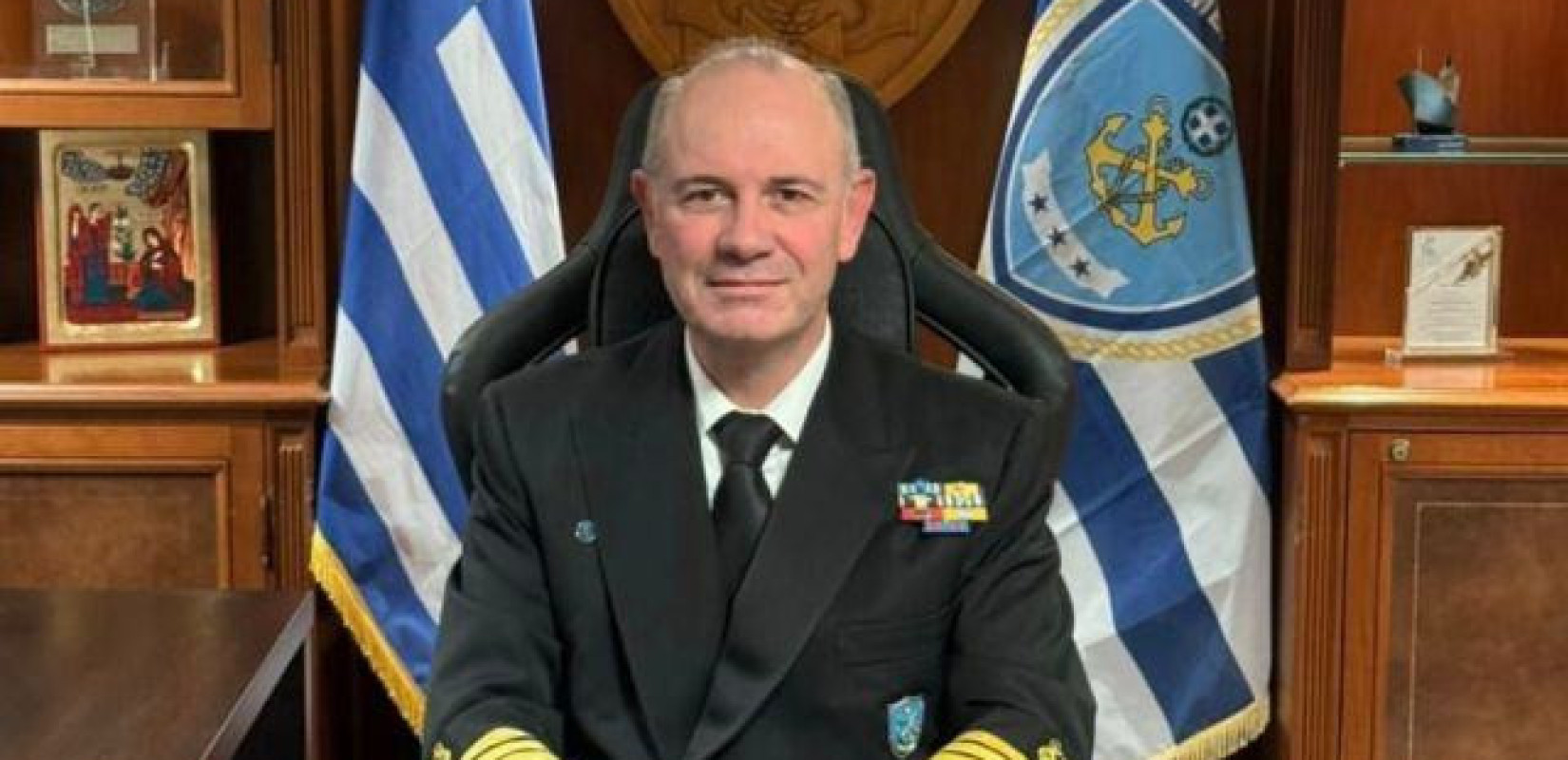 Νέος αρχηγός του Λιμενικού Σώματος - Ελληνικής Ακτοφυλακής ο αντιναύαρχος Λ.Σ. Χρήστος Κοντορουχάς