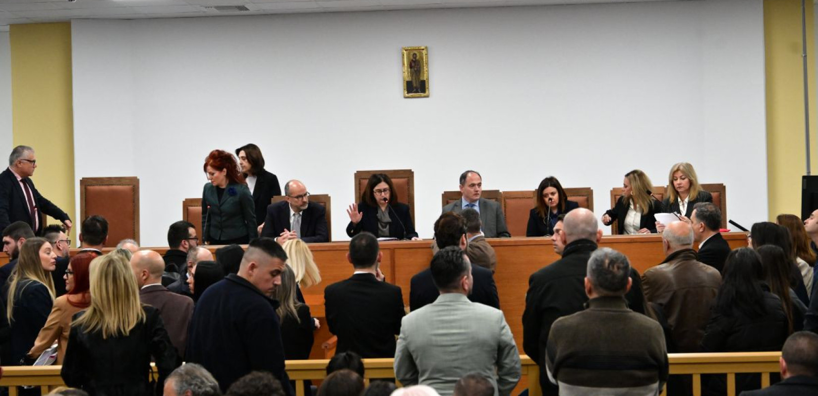 Δίκη Τεμπών: Αναρτήθηκε η νέα κάτοψη της αίθουσας στο «Γαιόπολις» - Πώς διαμορφώνεται ο χώρος