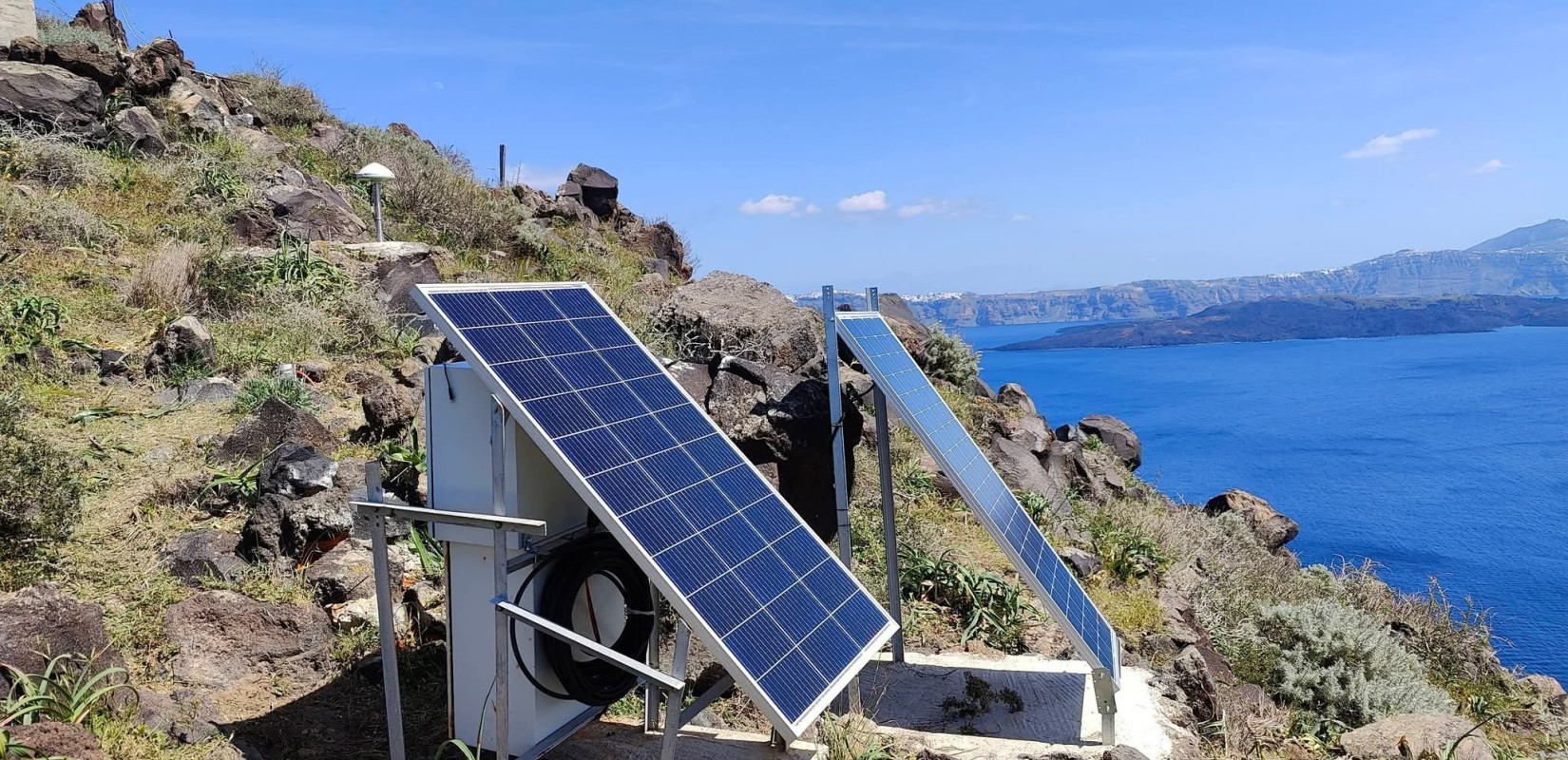 Σύστημα ανίχνευσης σεισμικής δραστηριότητας - Φωτογραφία: Κ. Παπαζάχος