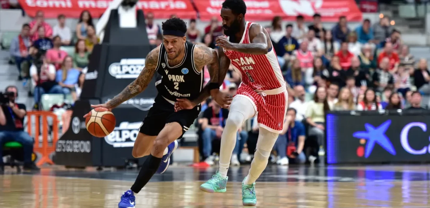 Μπάσκετ: Ο ΠΑΟΚ ξανά στους τελικούς του FIBA Europe Cup μετά από τρομερό θρίλερ στη Μούρθια (βίντεο)